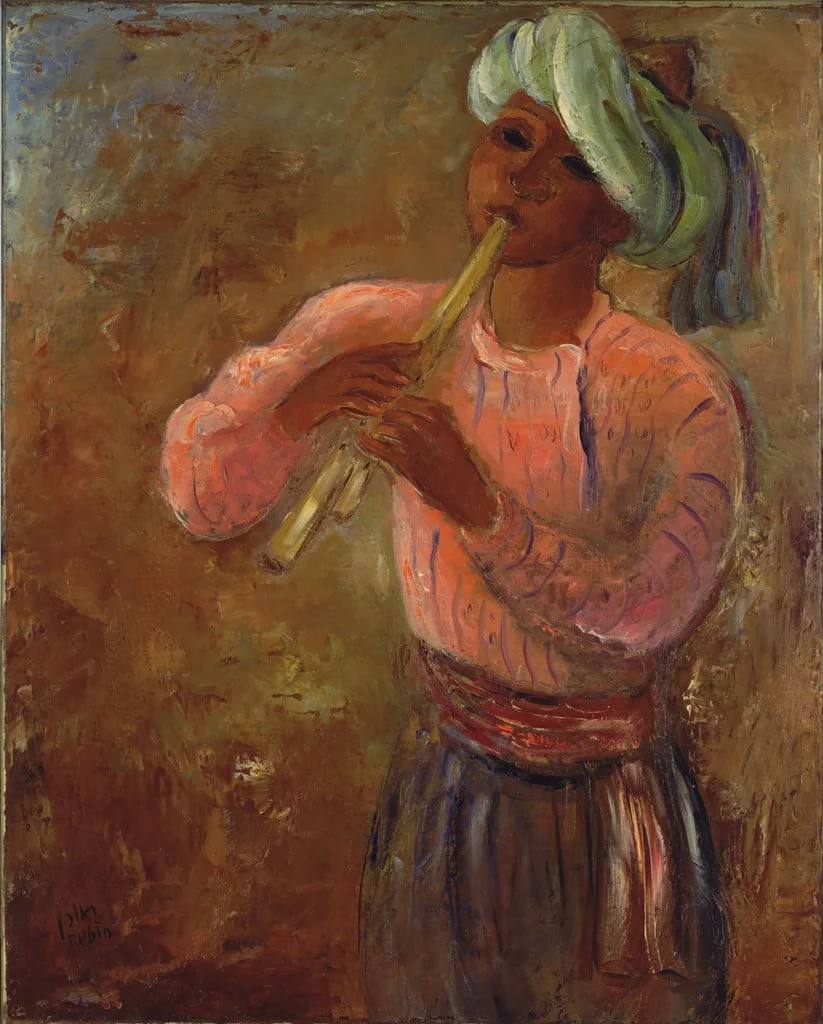 Untitled, by Reuven Rubin, oil, 1938