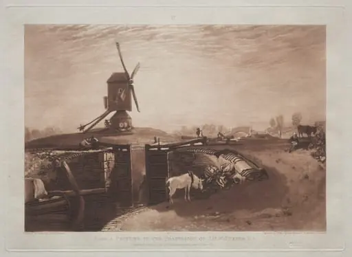 Liber Studiorum:  Windmill and Lock