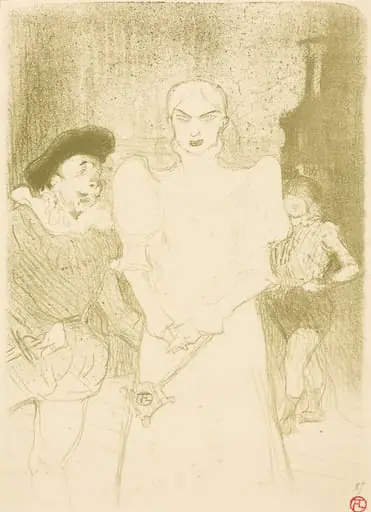 At the Opera: Mme. Caron in "Faust" (A l'opéra: Mme. Caron dans "Faust")