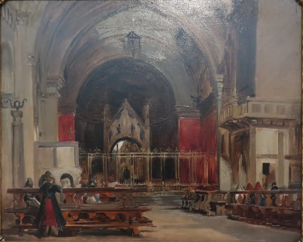The Interior of Sant' Ambrogio, Milan