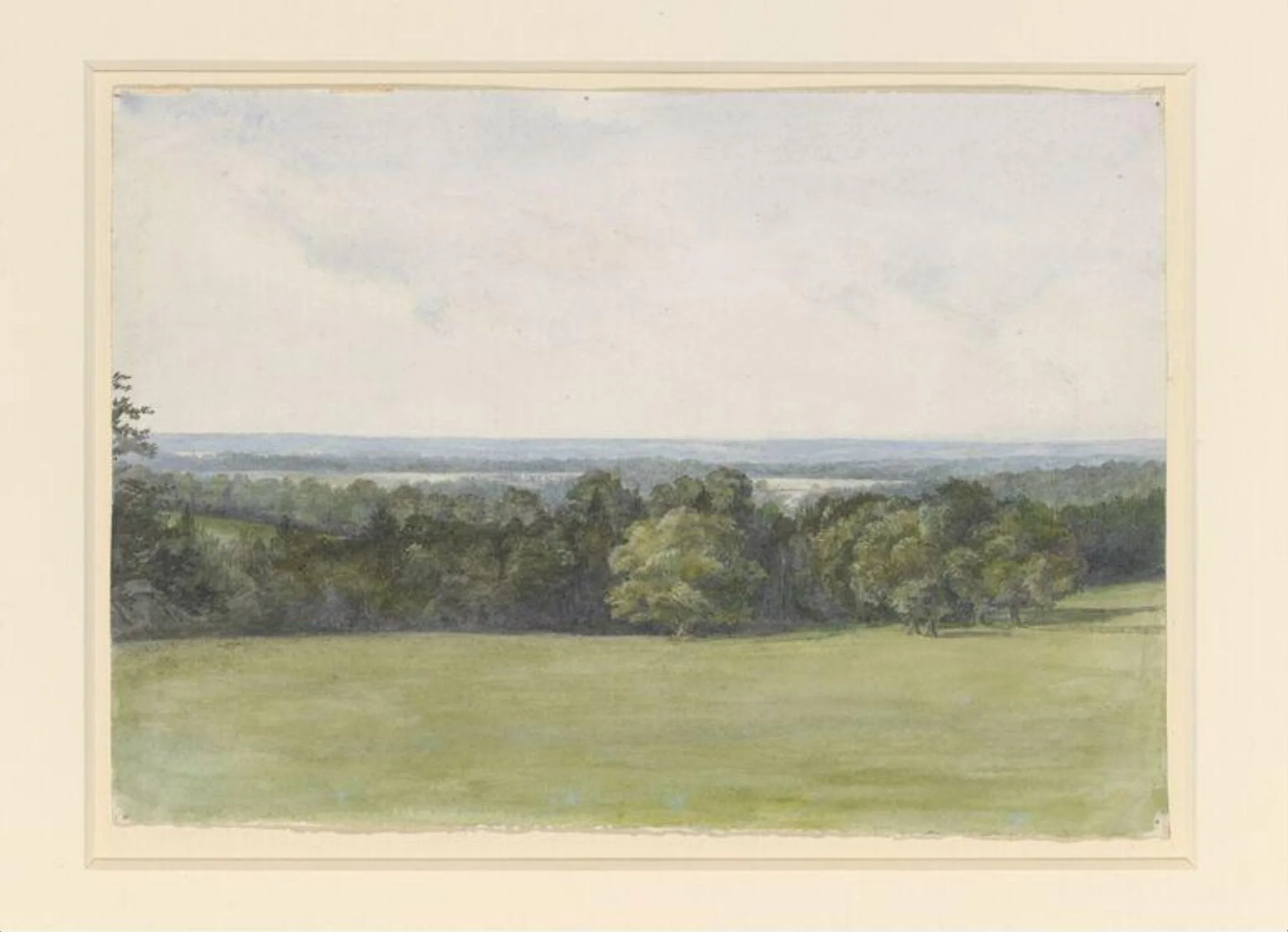 View from the drawing room window at Camfield Place