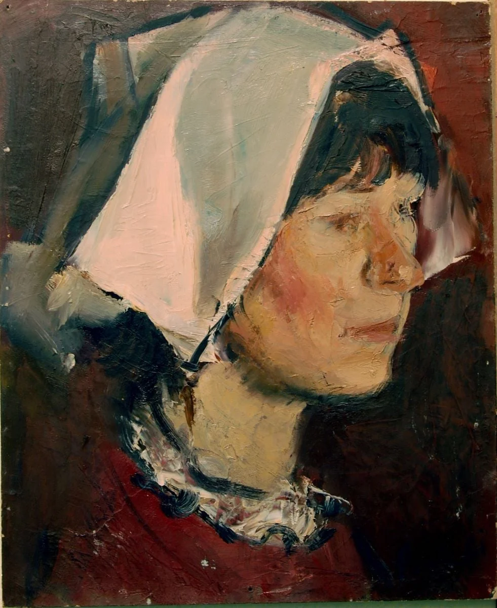 Portret de fată, by Corneliu Baba, unspecified