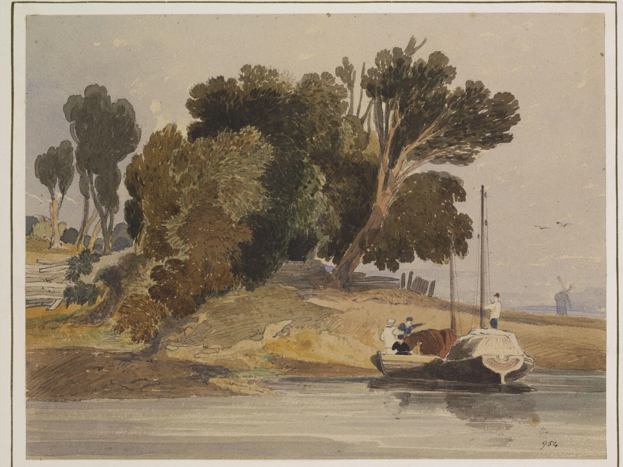 Untitled, by John Sell Cotman, watercolor, 1850