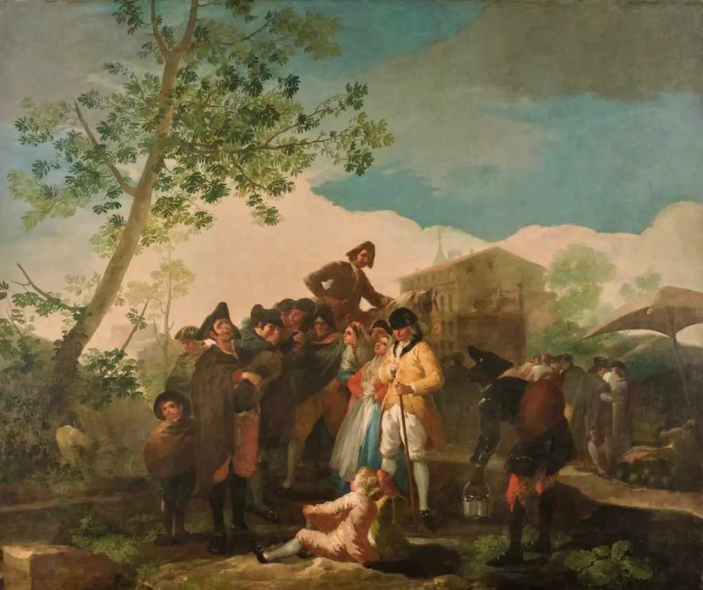 The blind guitarist