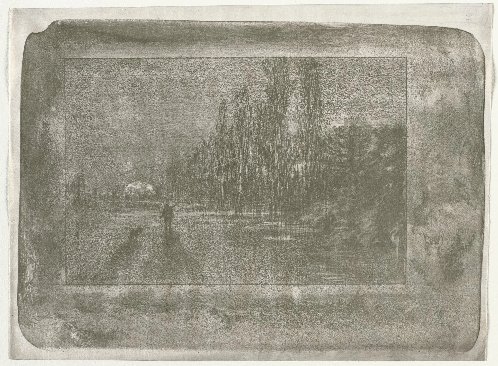 The Little Hunter, by Félix-Hilaire Buhot, unspecified, 1892