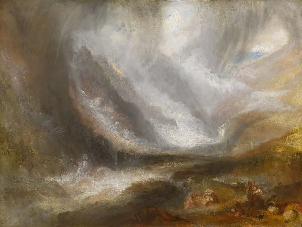 Valley of Aosta: Snowstorm, Avalanche, and Thunderstorm