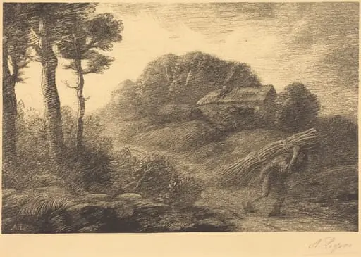 Return of the Fagot-gatherer, 2nd plate (Le retour du fagotier)