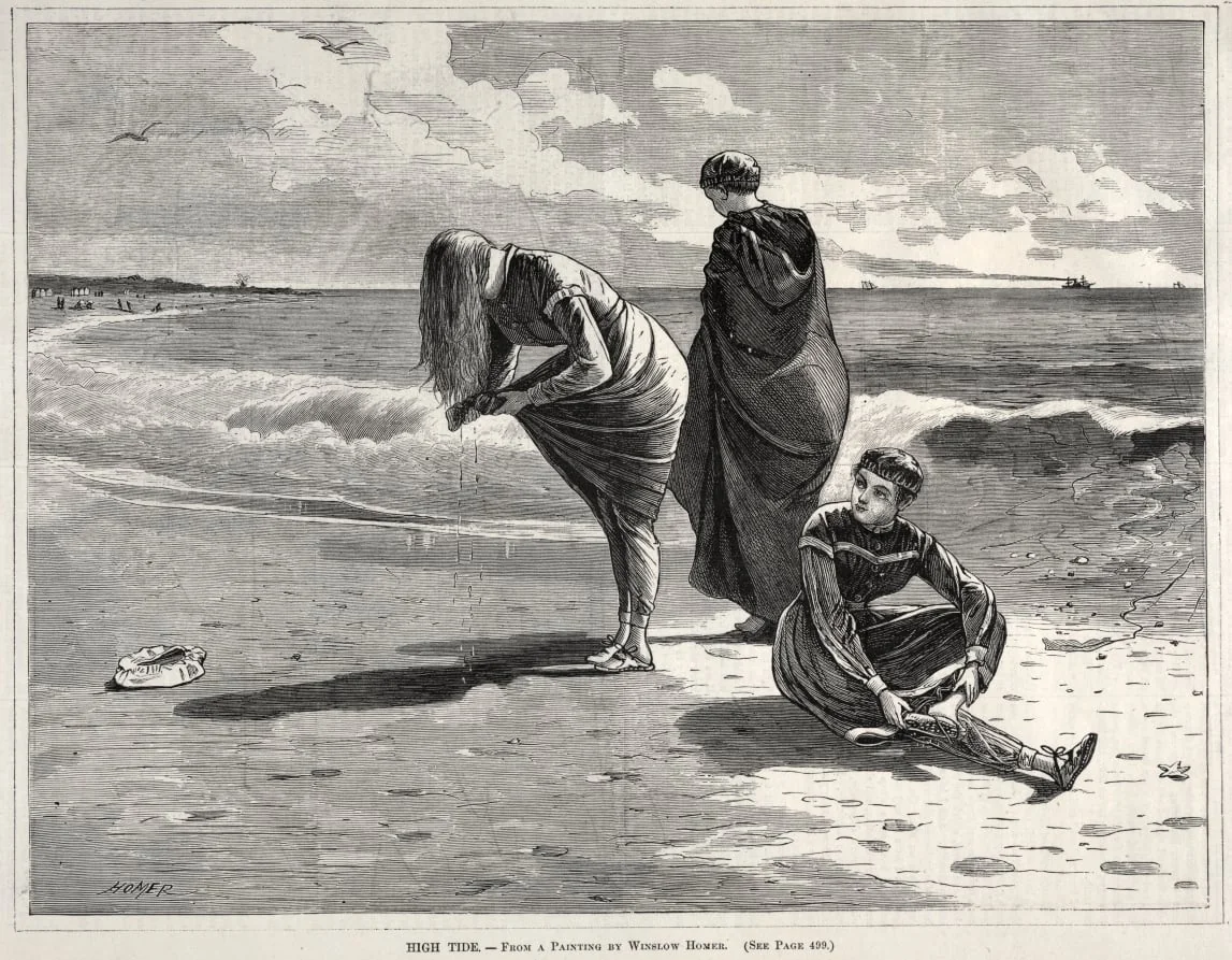 High Tide, by Winslow Homer, 1870