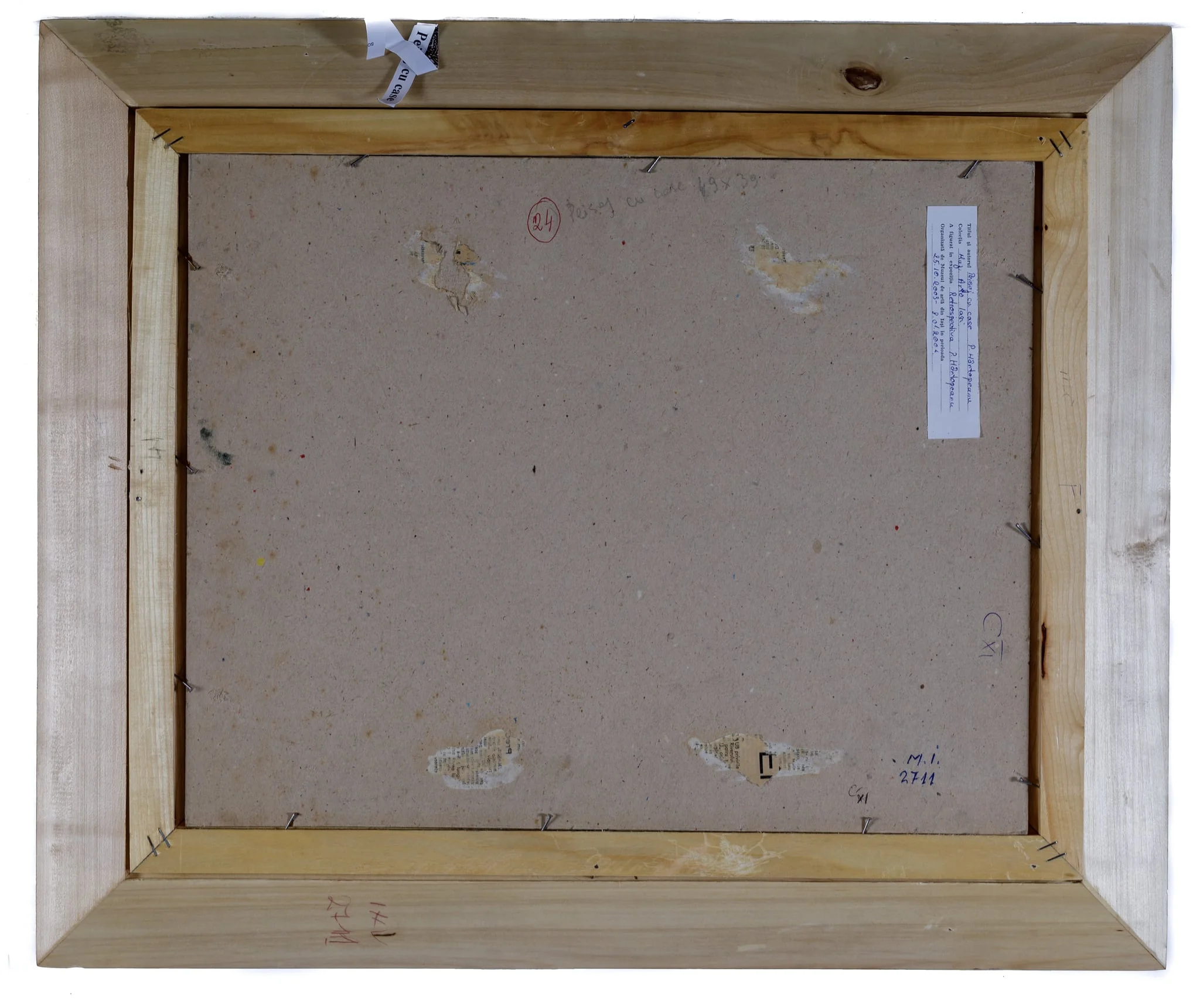 Peisaj cu case, by Hârtopeanu Petru, unspecified, 1957