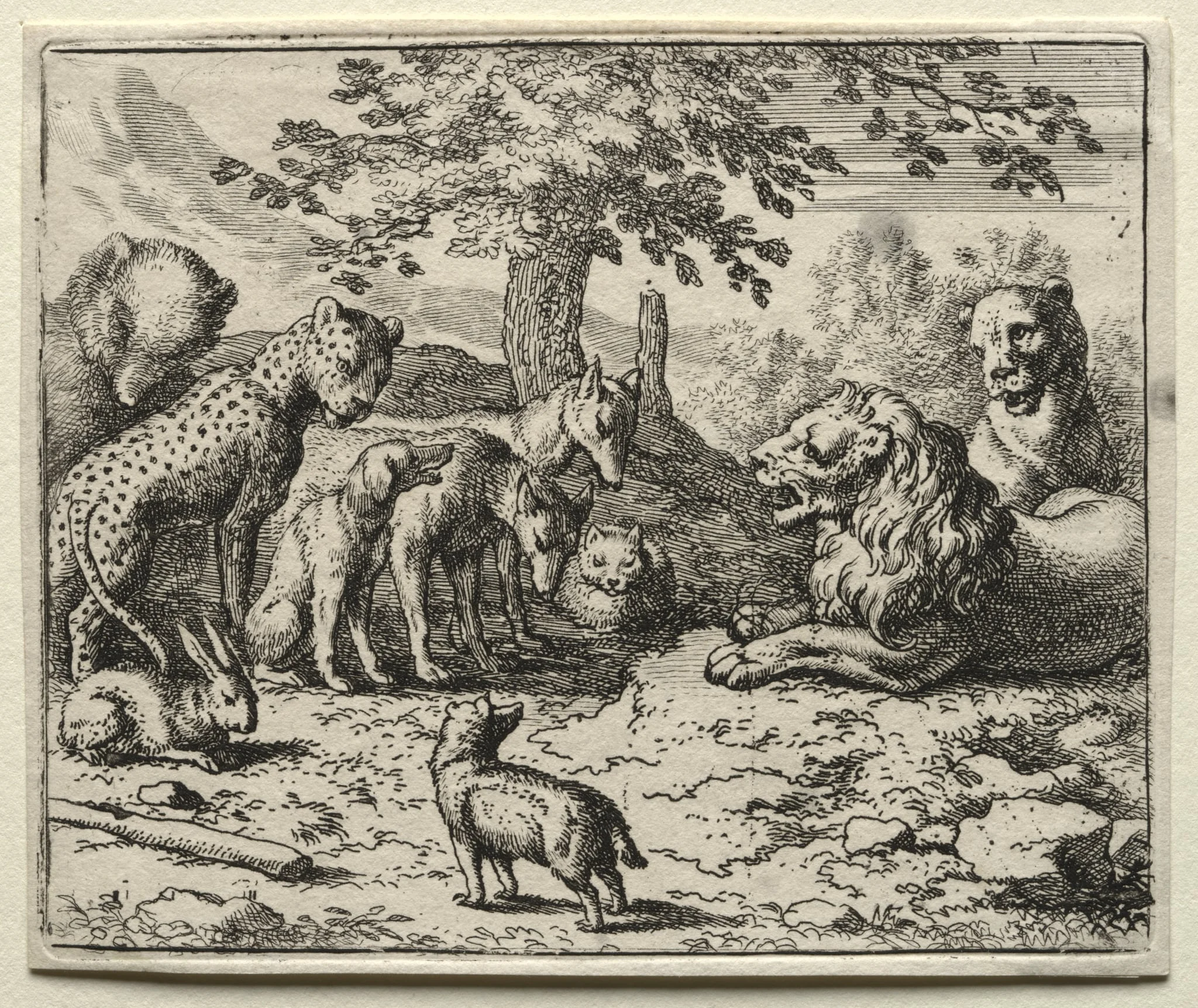 Reynard the Fox:  The Lion's Council, by Allart van Everdingen, 1662