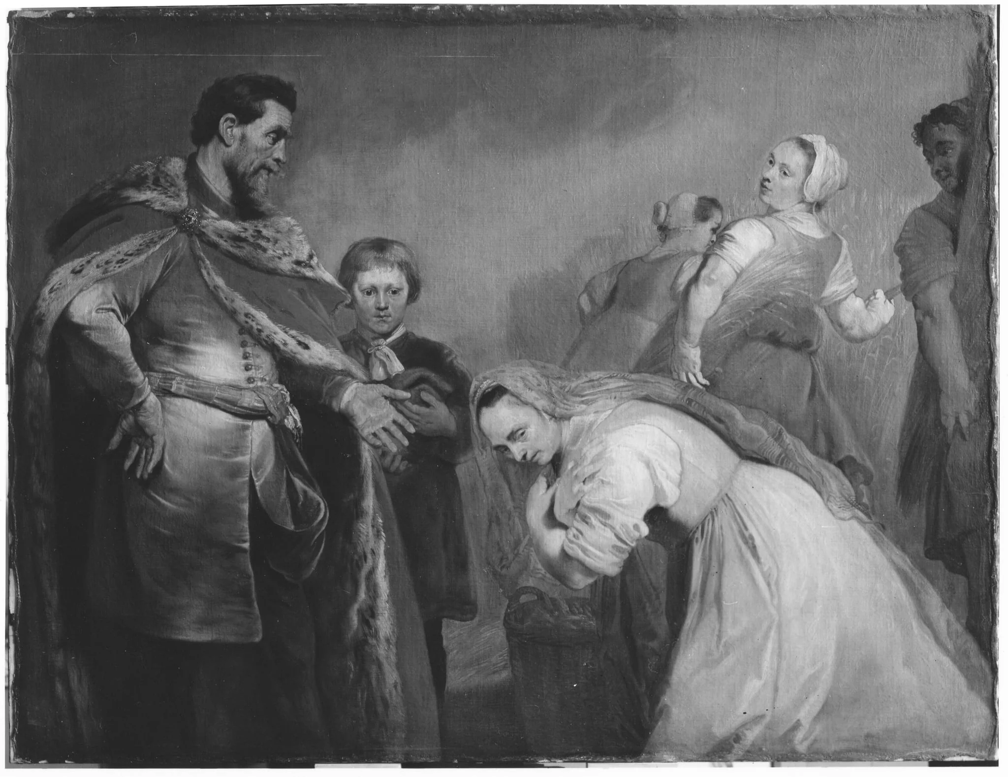 Boas and Ruth, by Unknown, 1631