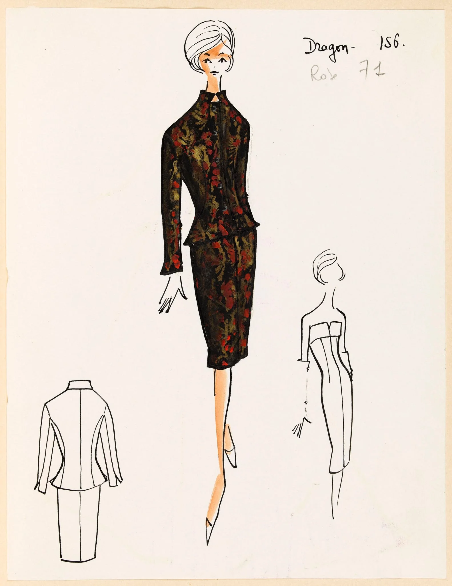 Dragon, by Marie-Louise Carven, 1959