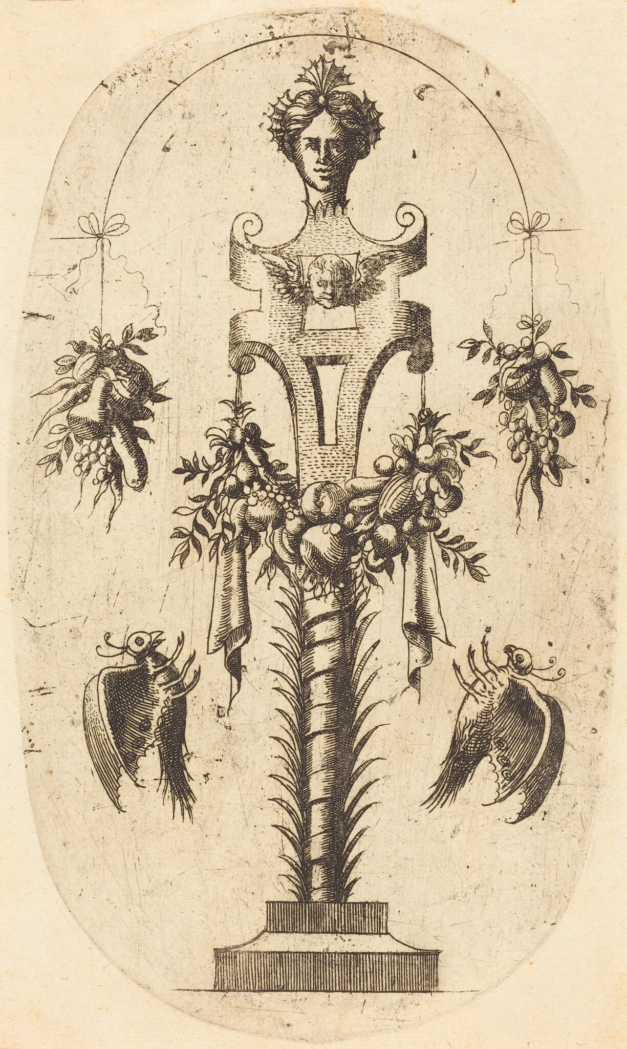 Woman's Head on a Pedestal