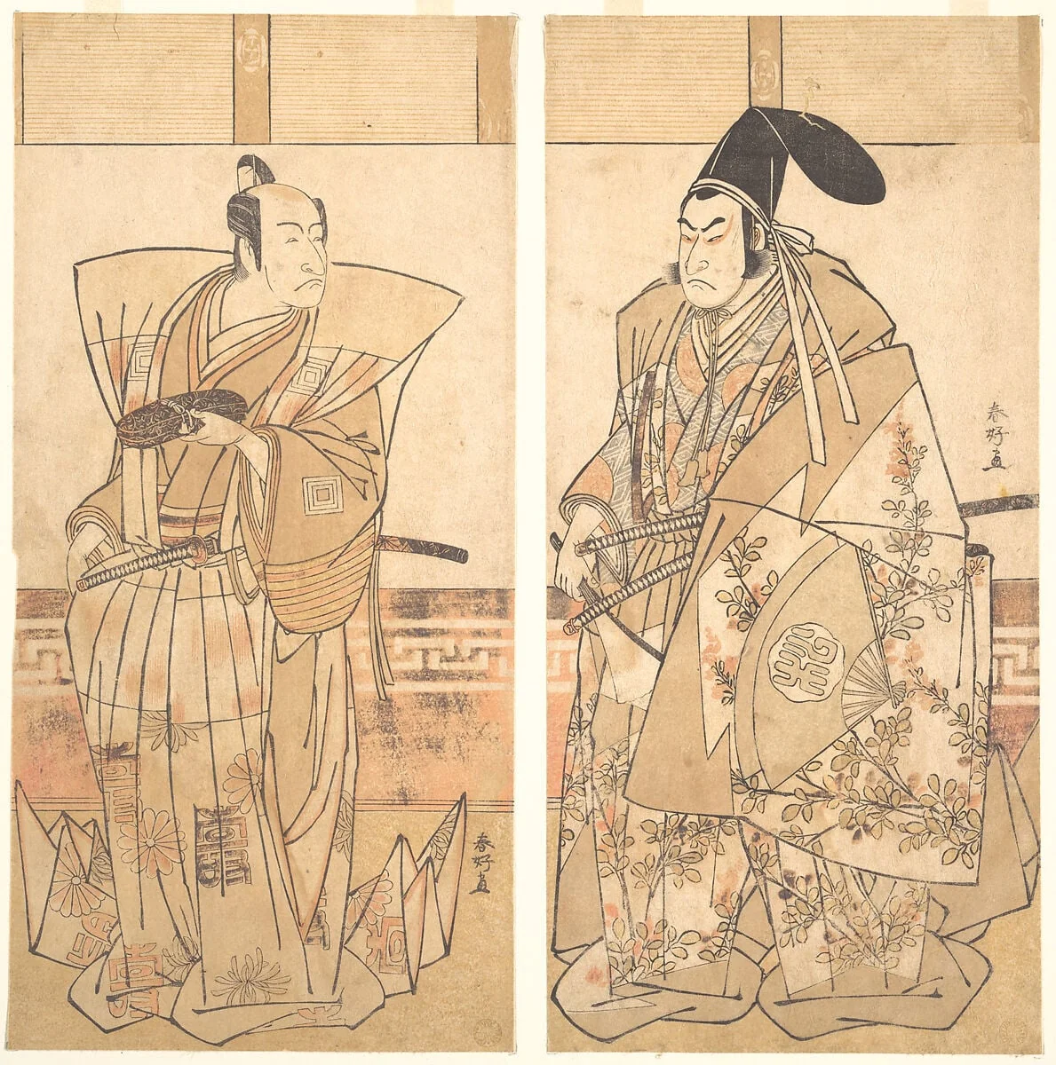 Untitled, by Katsukawa Shunkō, ink, 1787