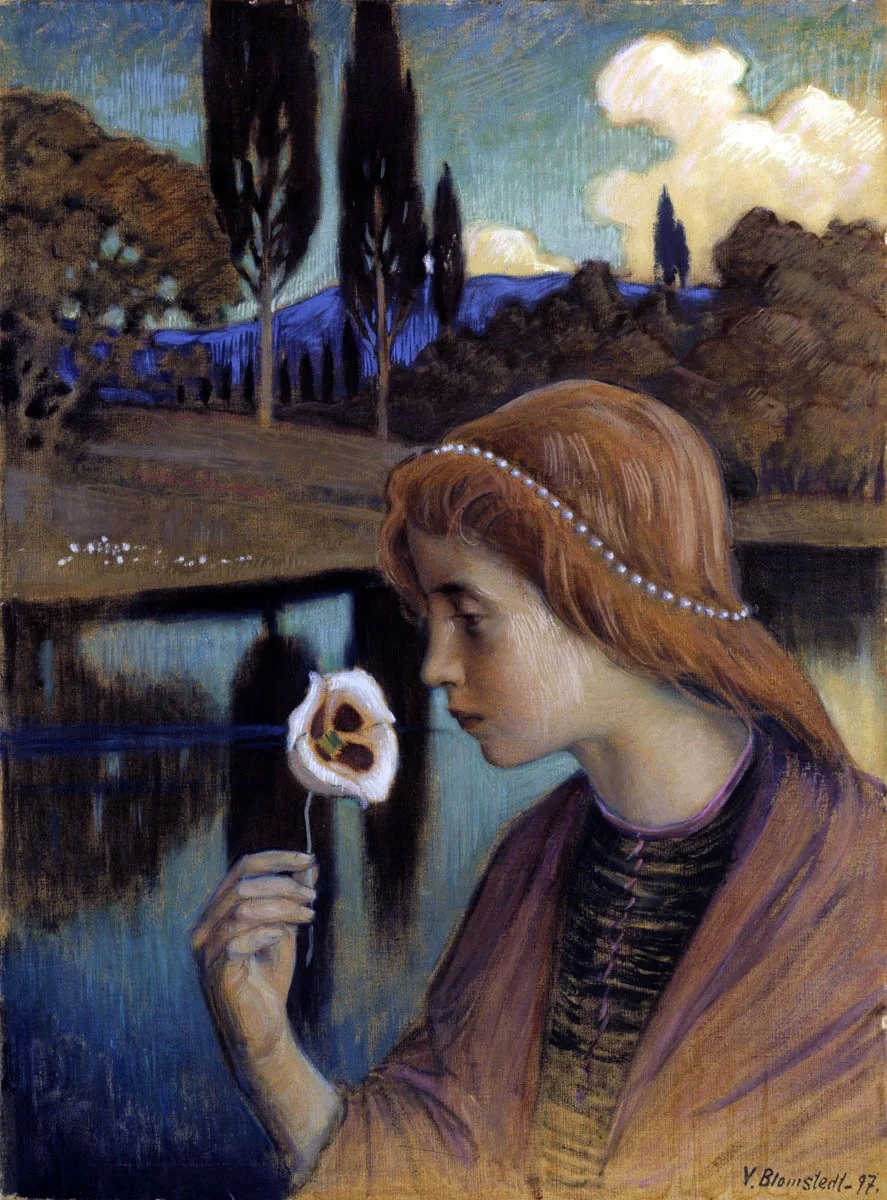 Francesca, by Väinö Blomstedt, tempera, 1899