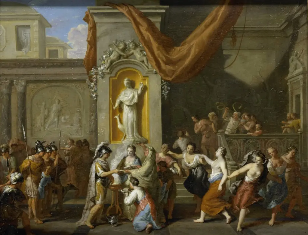 Marriage of Alexander the Great, King of Macedonia, with Roxana of Bacteriane