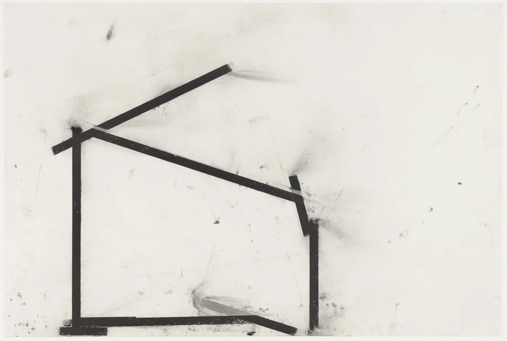 Untitled, by Joel Shapiro, charcoal, 1981