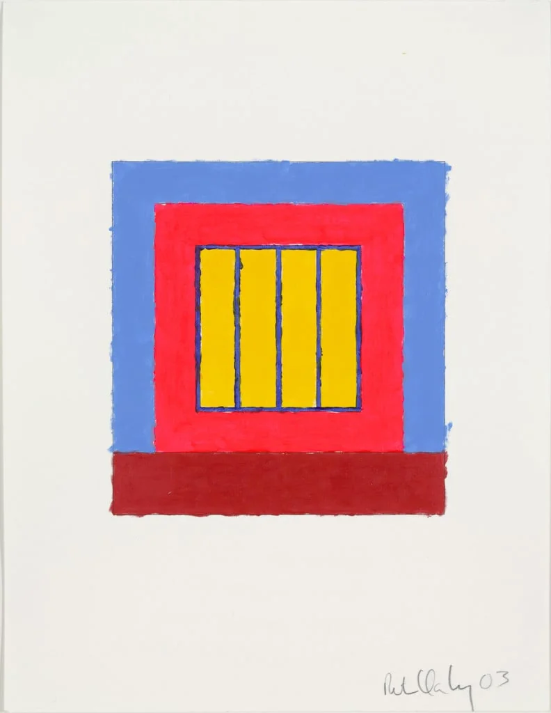 Untitled, by Peter Halley, paint, 2003