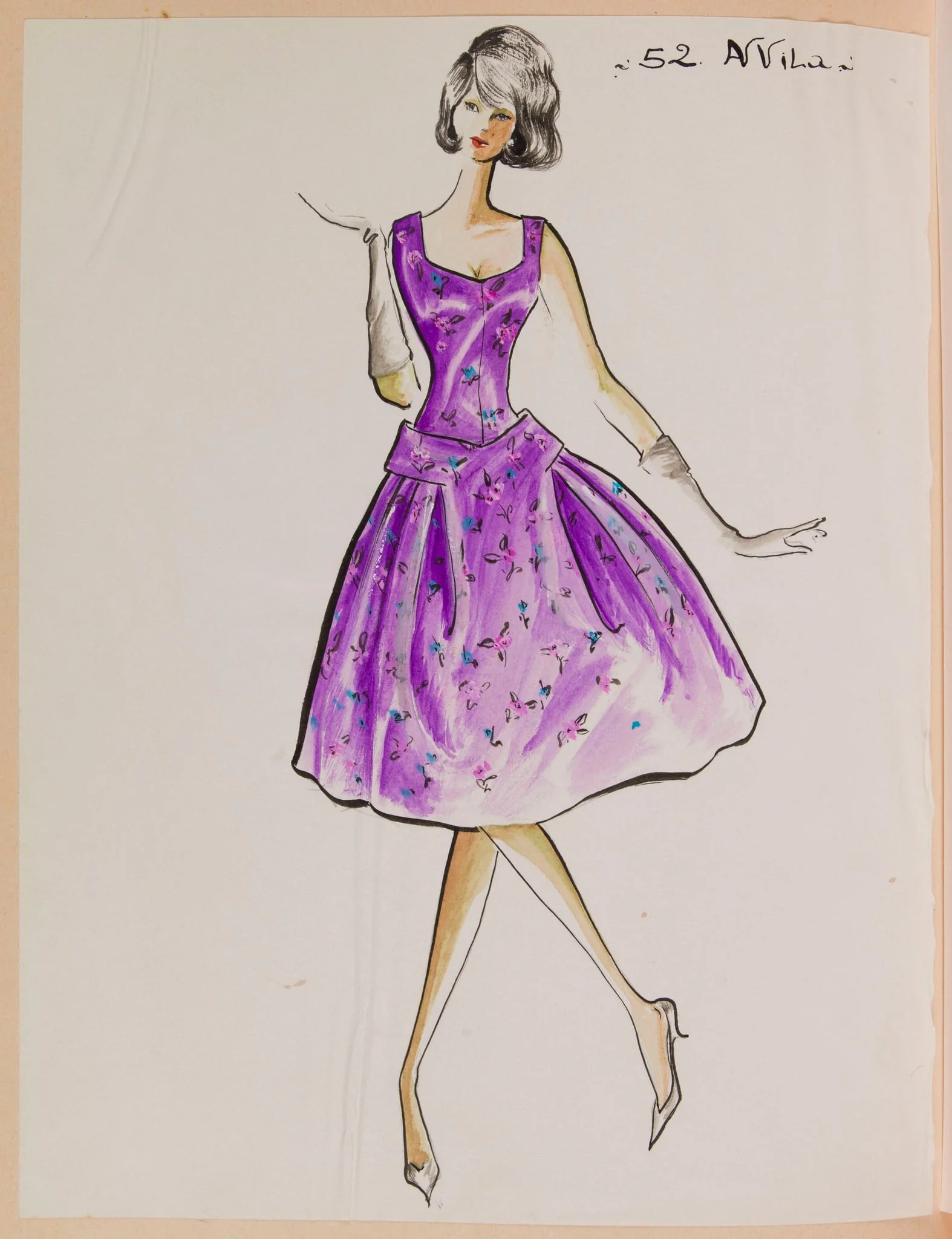 Avila, by Carven, 1958