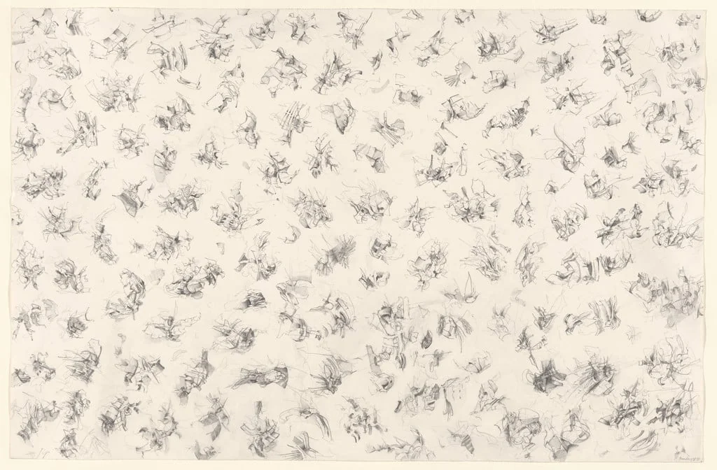 Untitled, by Peter Bardazzi, graphite, 1971