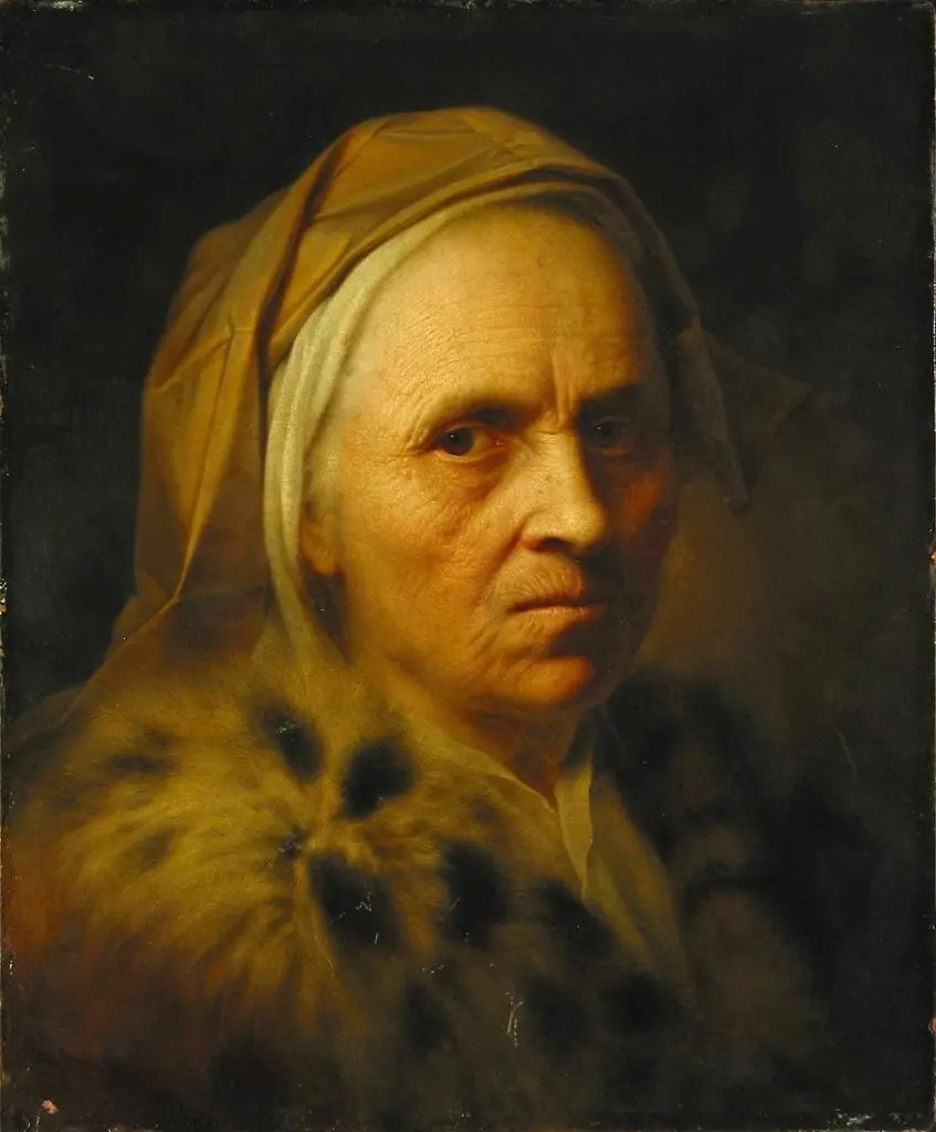Portrait of an old woman