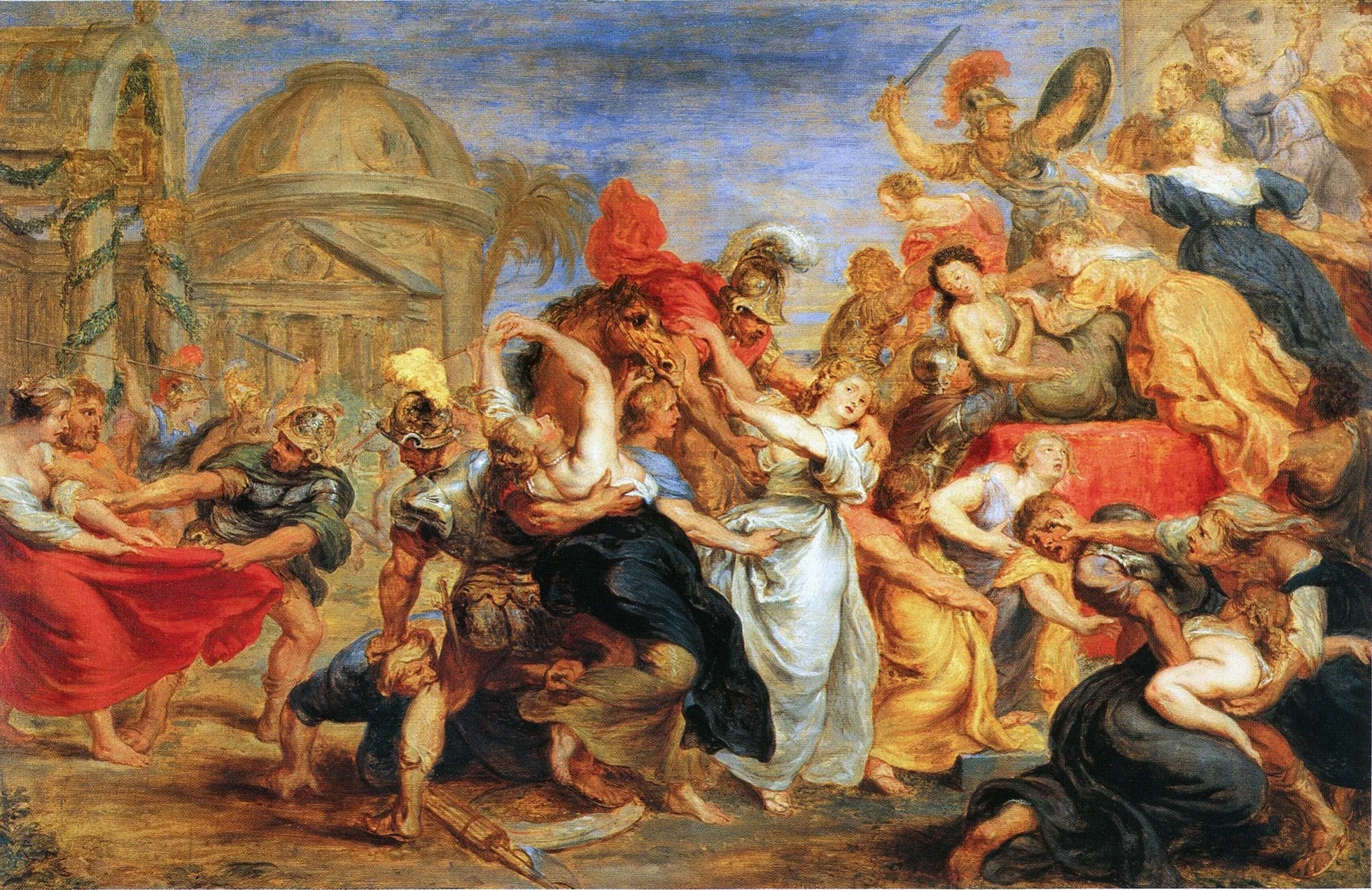 Rape of the Sabines, by Unknown, unspecified, 1850