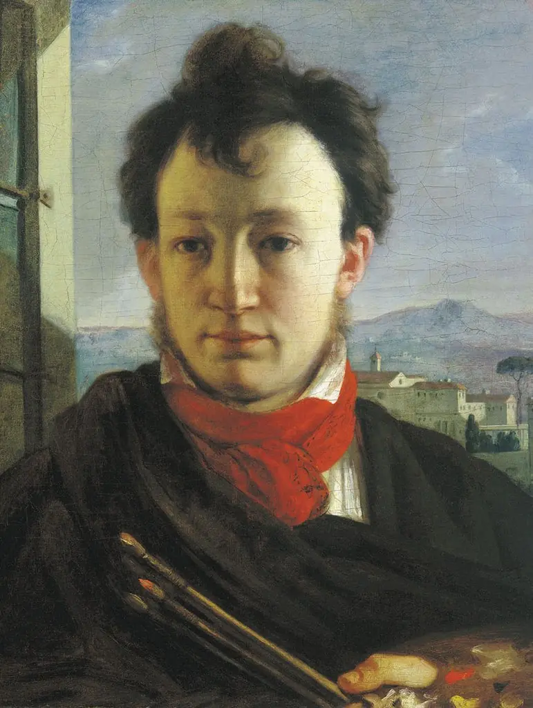 Self-Portrait with a Palette and Brushes
