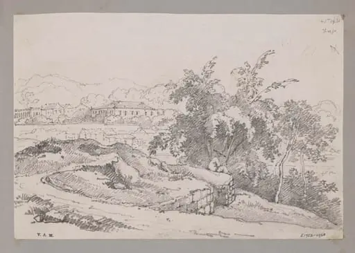 The Casa, Macao, in the gardens of which is Camoens' Cave (the residence of Lady Pereira), Macao