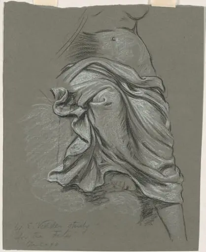Study for "The Fates Gathering in the Stars"