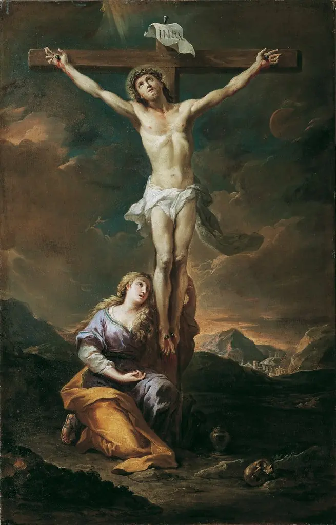 Crucifix with Mary Magdalene