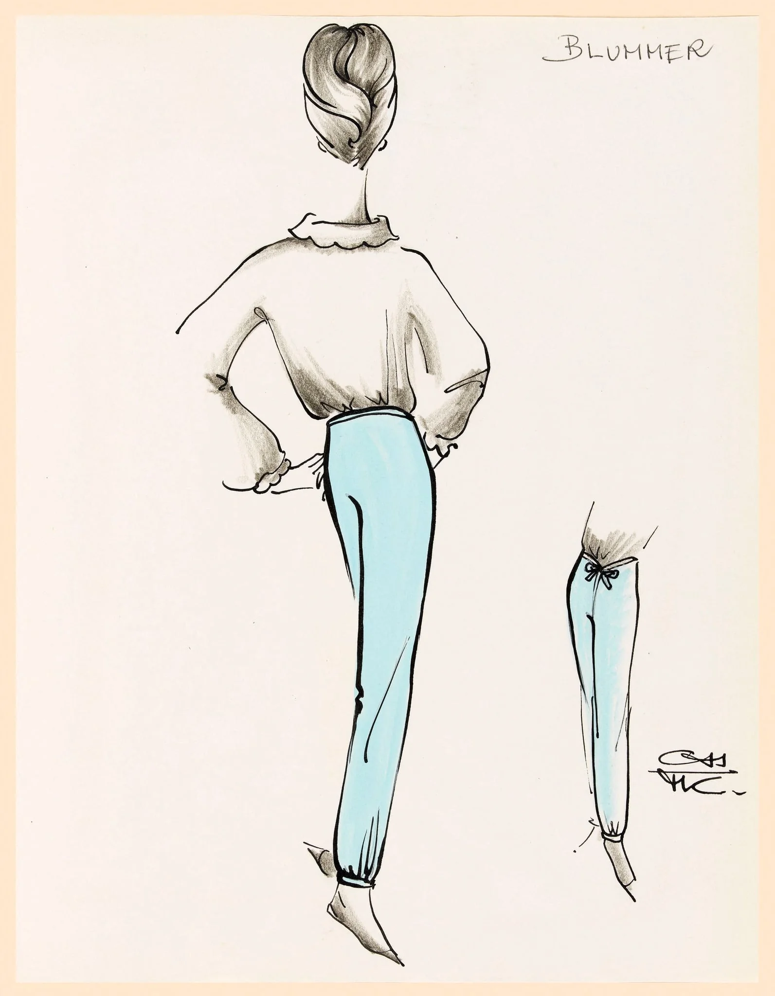 Blummer, by Marie-Louise Carven, 1963
