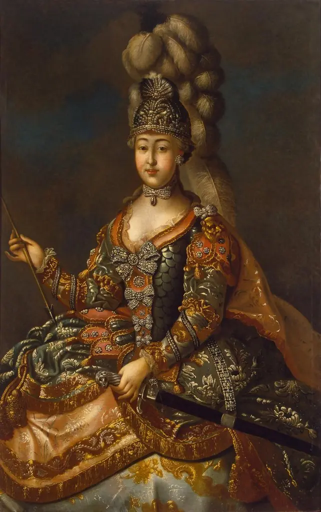Portrait of Countess Anna Sheremetyeva in a ''Carousel'' Costume
