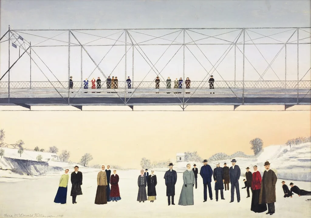 Untitled, by Clara McDonald Williamson, oil, 1953