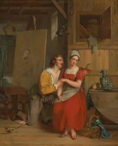 Anthony van Dyck wooing his Model