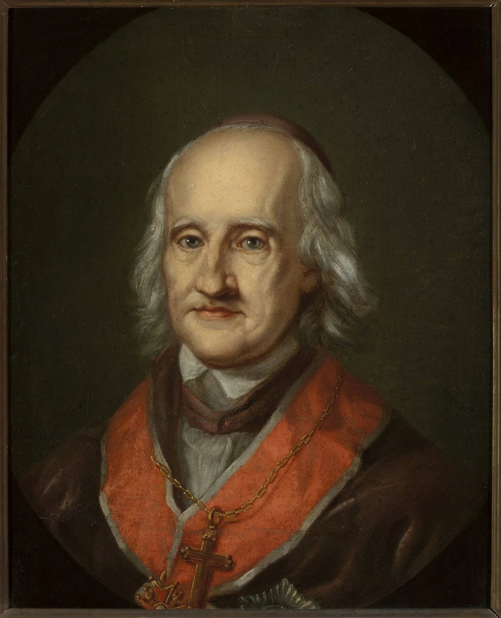 Portrait of John Baptist Albetrandi (1731–1808), bishop, by Marcello Bacciarelli, oil, 1800