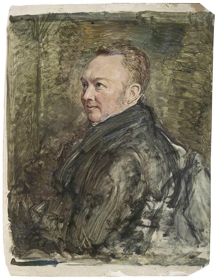 John Varley, by John Linnell, unspecified, 1830