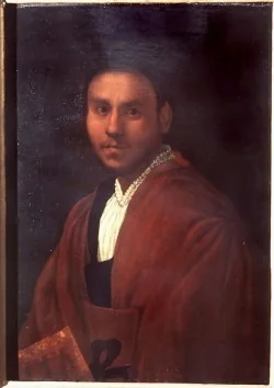 autoportrait of Giovanni Antonio Lappoli, by Pontormo, oil, 1535