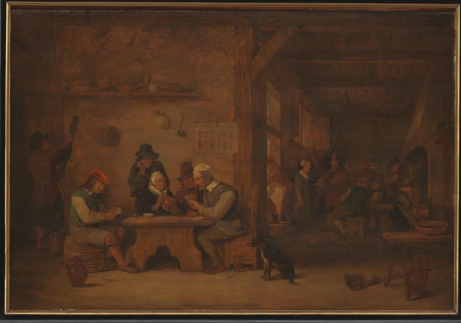 Interior of an Inn, by Unknown, 1750