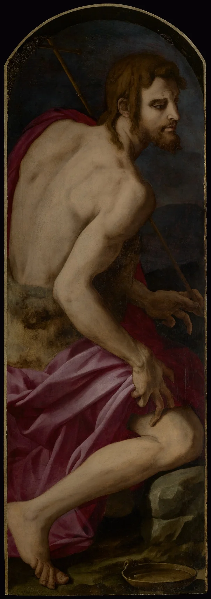 St. John the Baptist, by Bronzino, oil, 1542