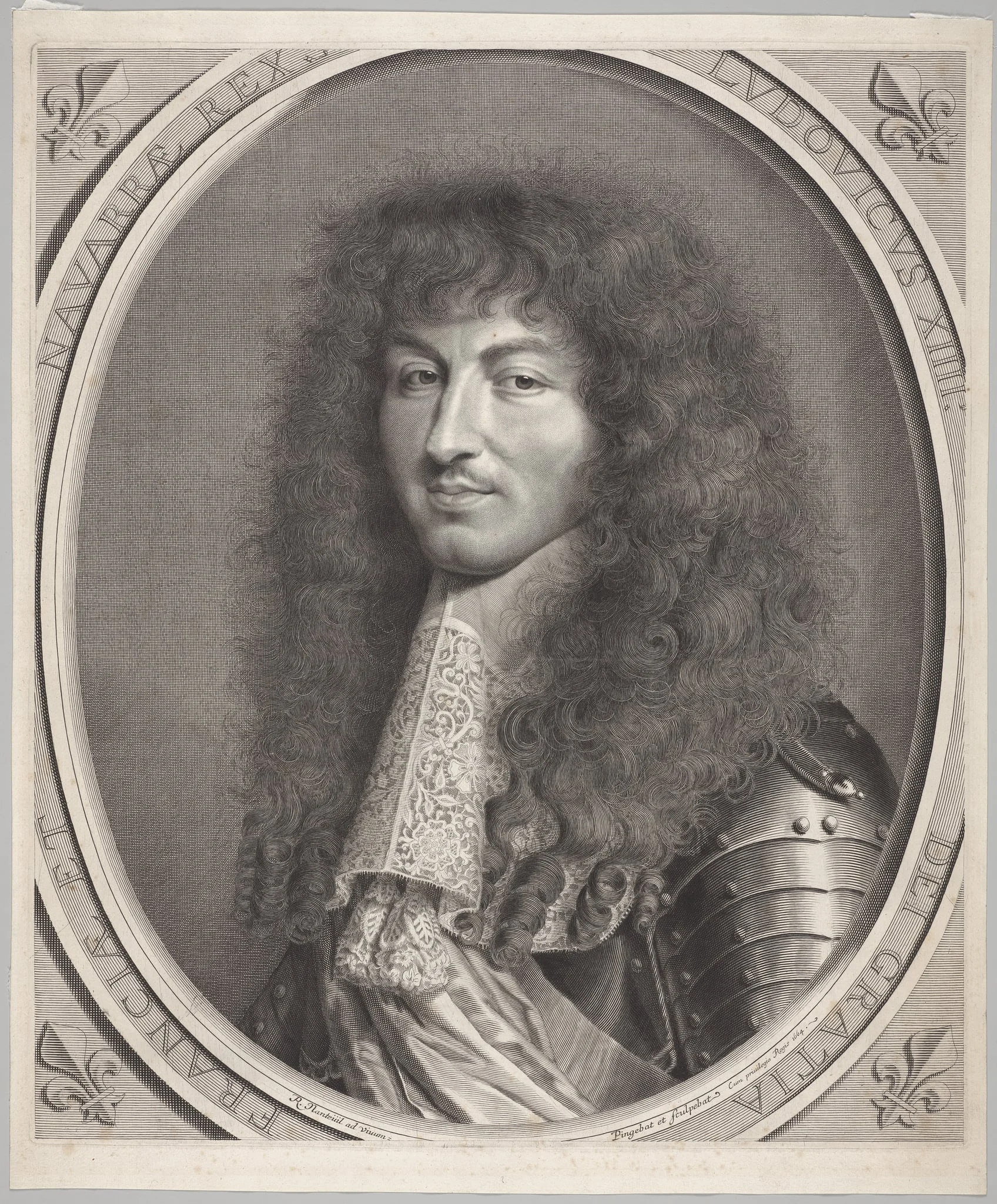Louis XIV, by Robert Nanteuil, 1664
