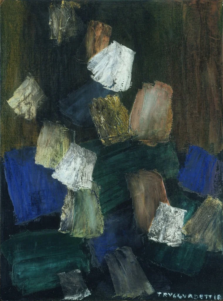 Untitled, by Nina Tryggvadottir, oil, 1960
