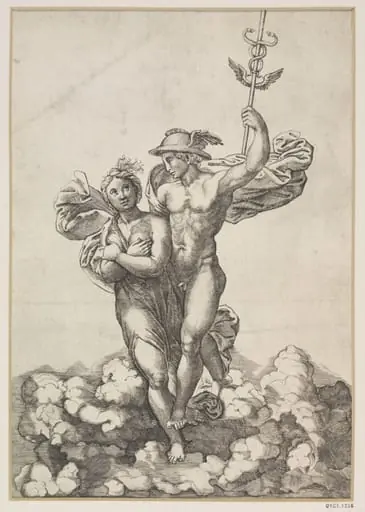 Mercury bearing Psyche to Olympus