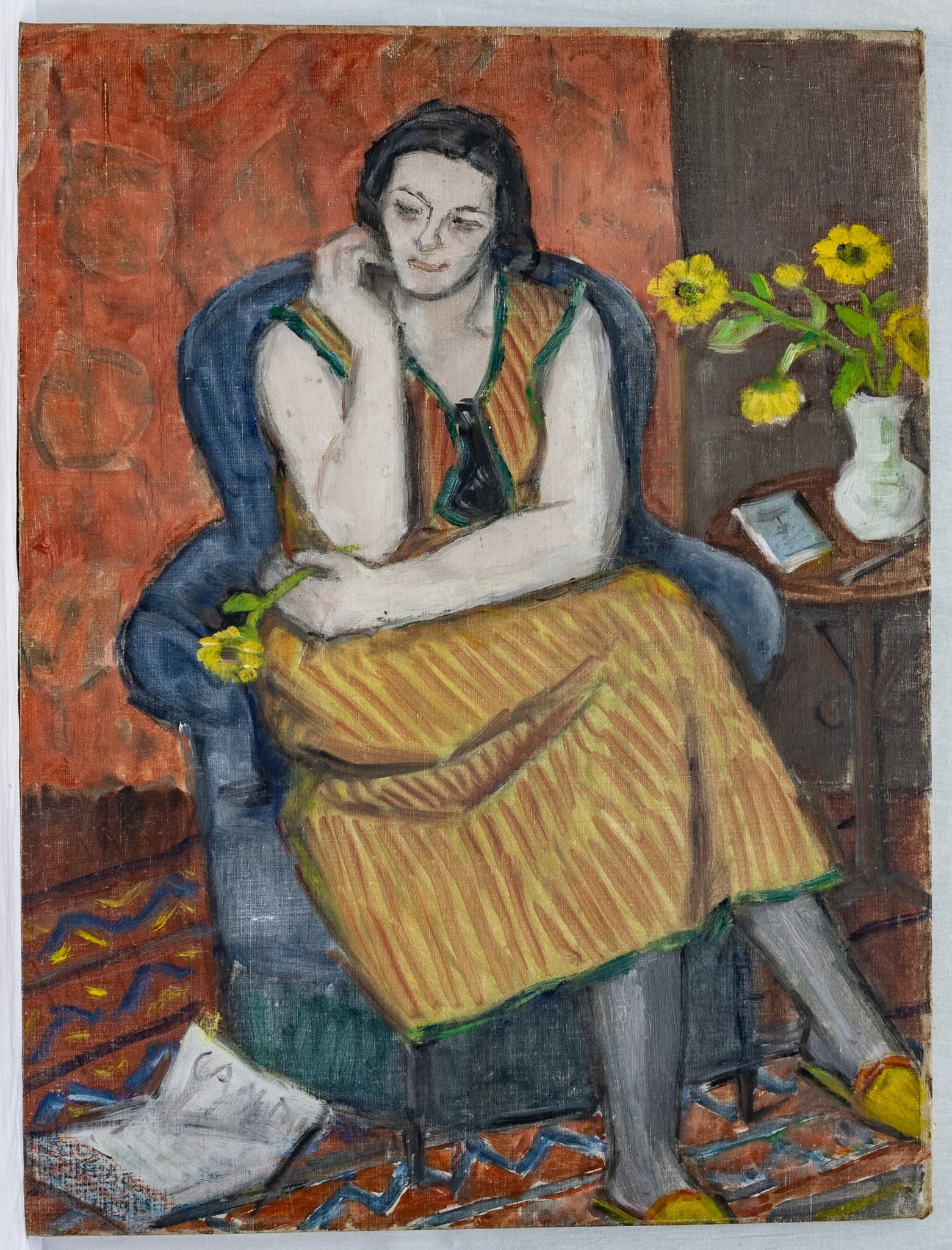 Femeie în interior, by Theodor Pallady, unspecified