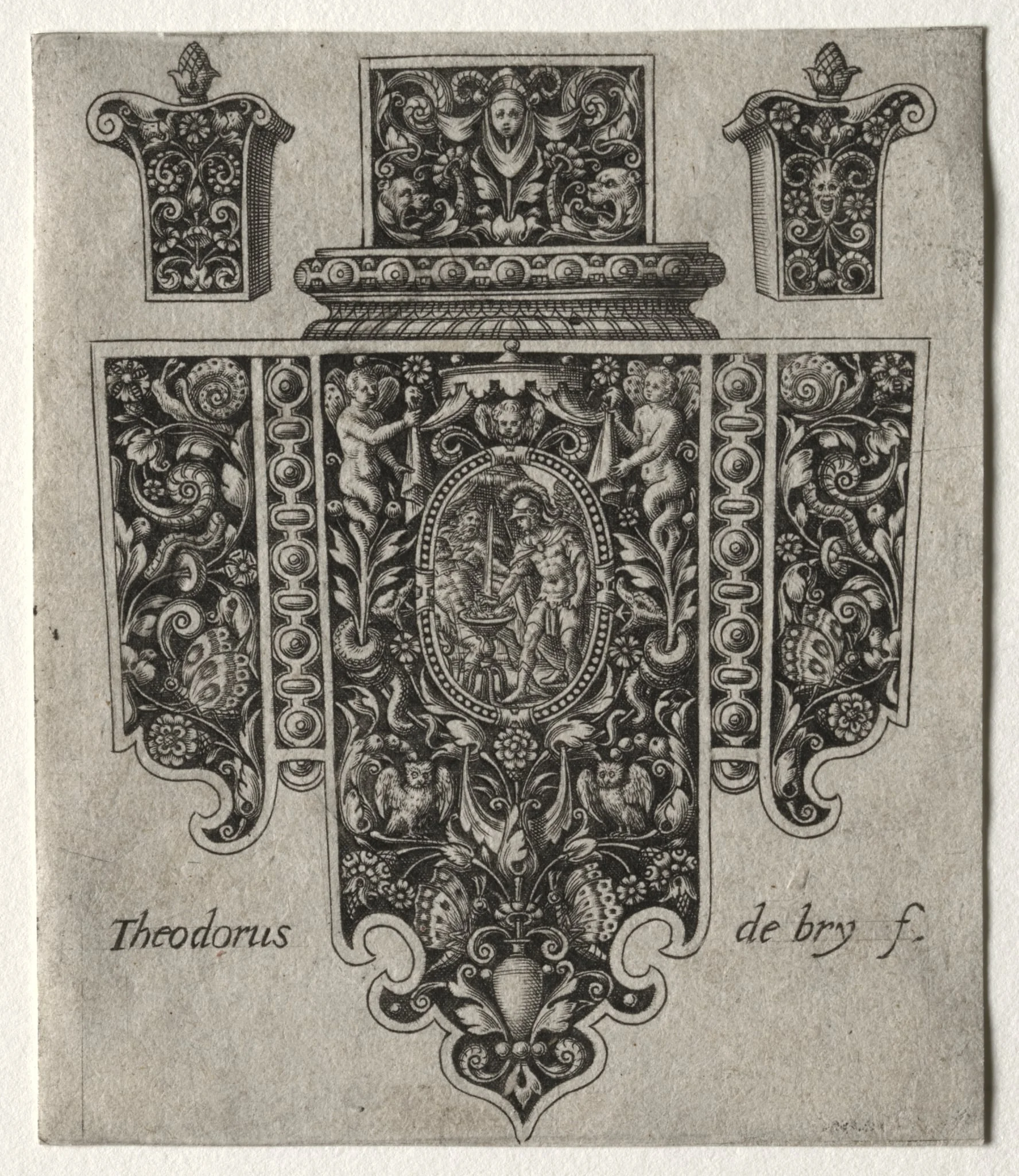Pendant Ornament, by Theodor de Bry, 1590