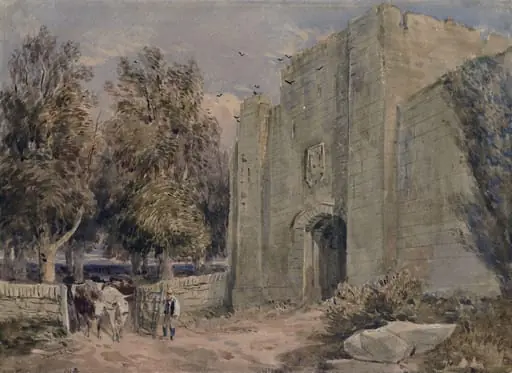 Gateway of Rhuddlan Castle, North Wales