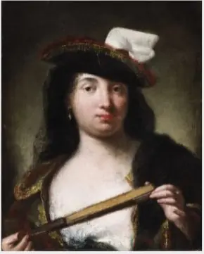 Portrait of a Lady Holding a Fan