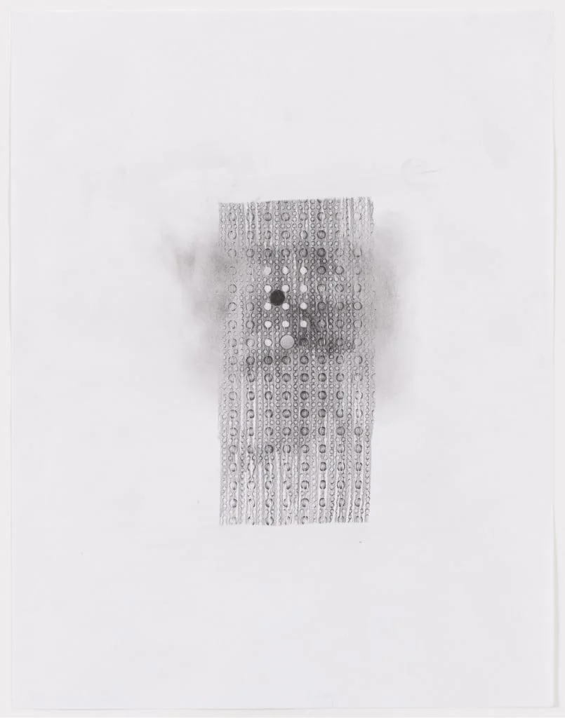 Untitled, by Gabriel Orozco, graphite, 1996