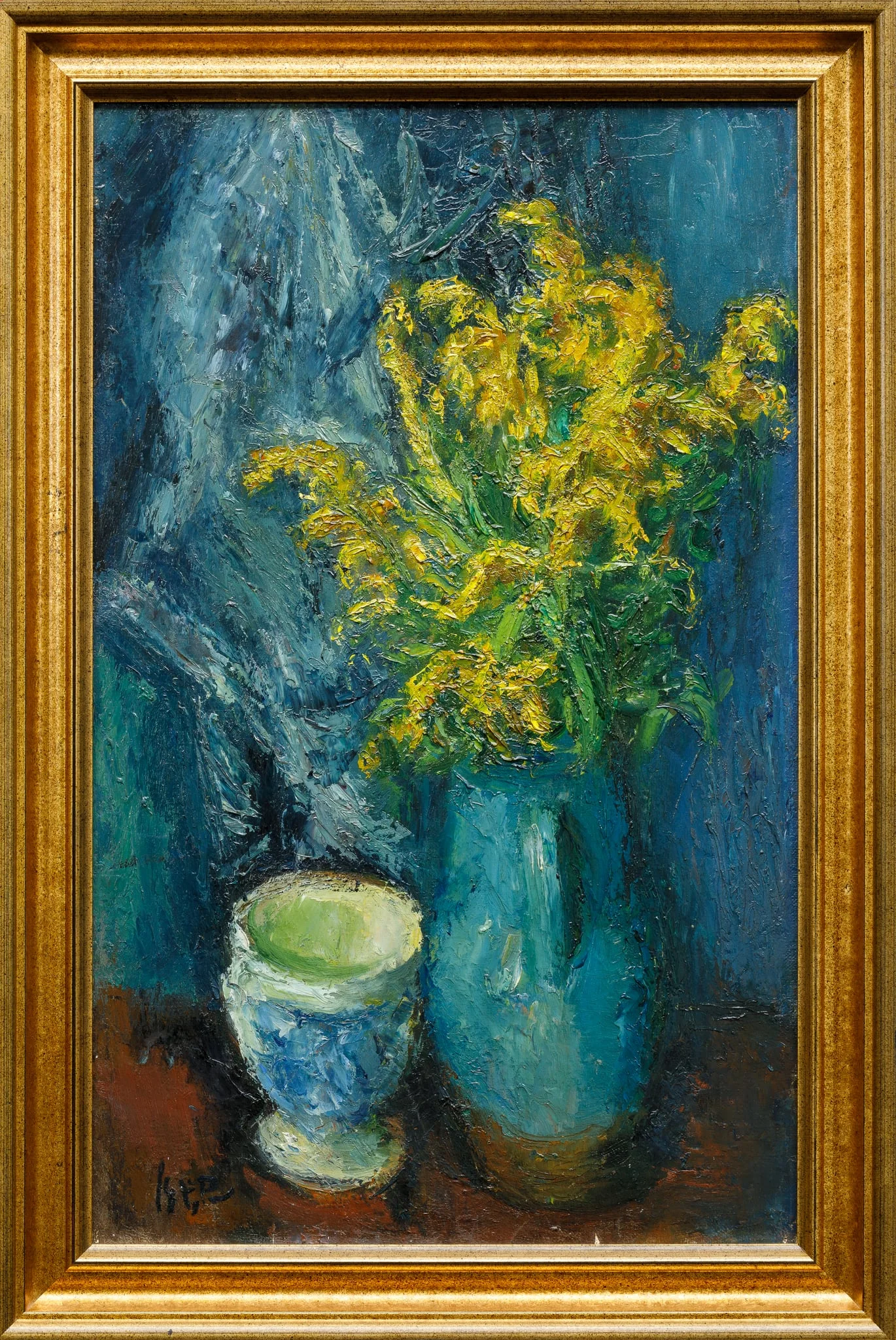 Natură moartă cu mimoze, by Iosif Iser, unspecified, 1850