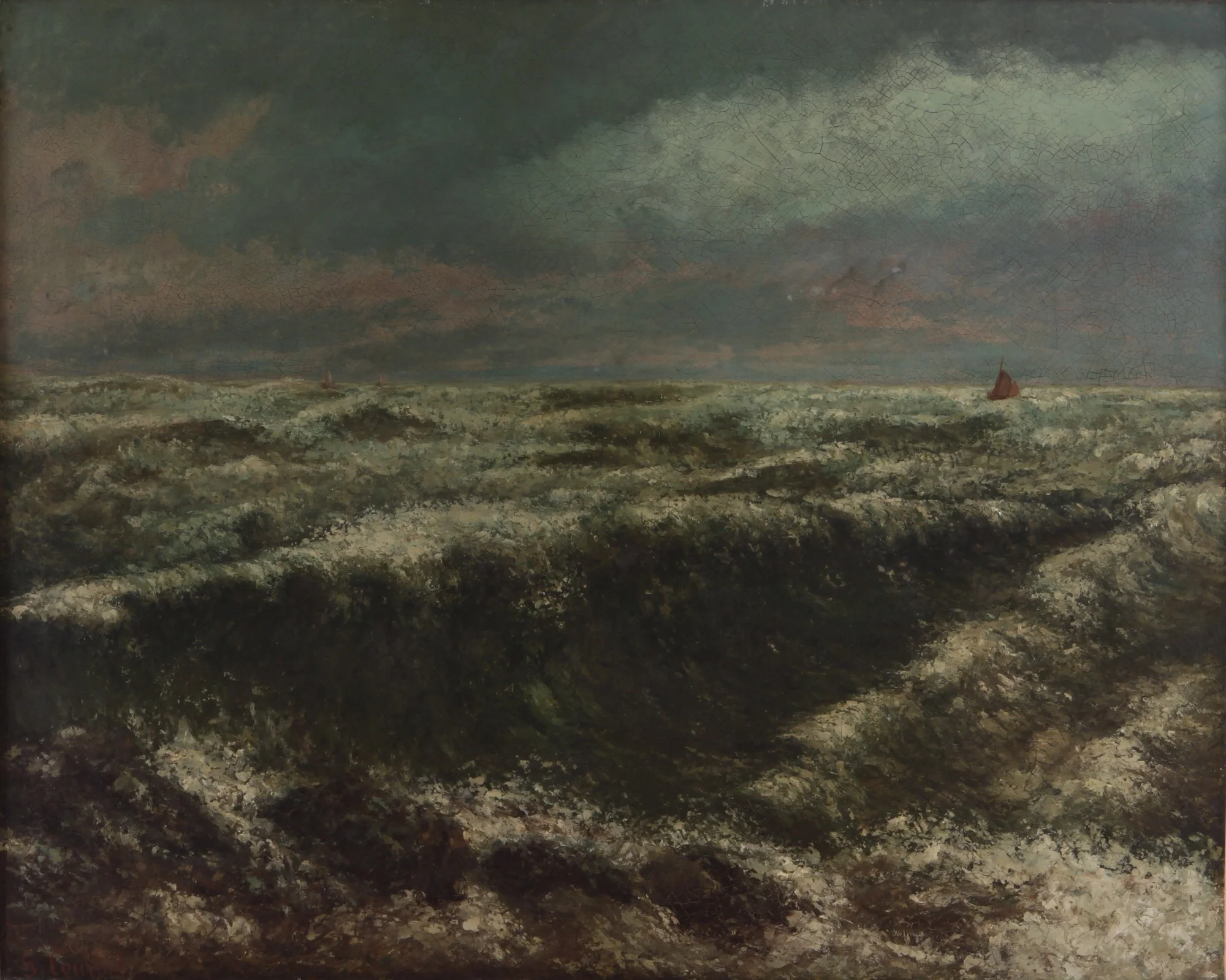 Q27950672, by Gustave Courbet, oil, 1870