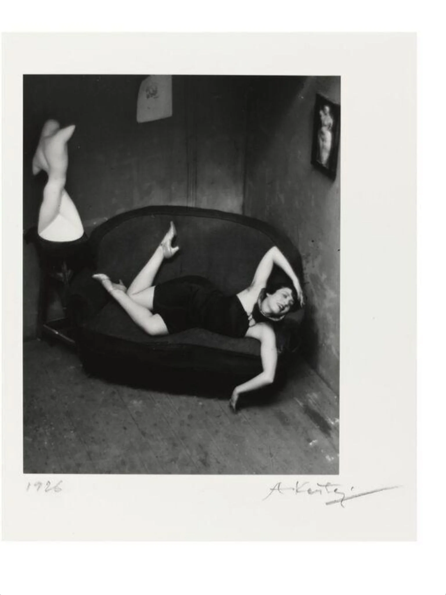 Satiric Dancer, by André Kertész, photographic, 1926